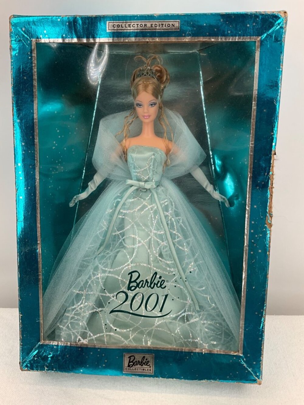 Barbie 2001 Collector Edition Doll In Original Box - Mattel 50841 - Blue Evening